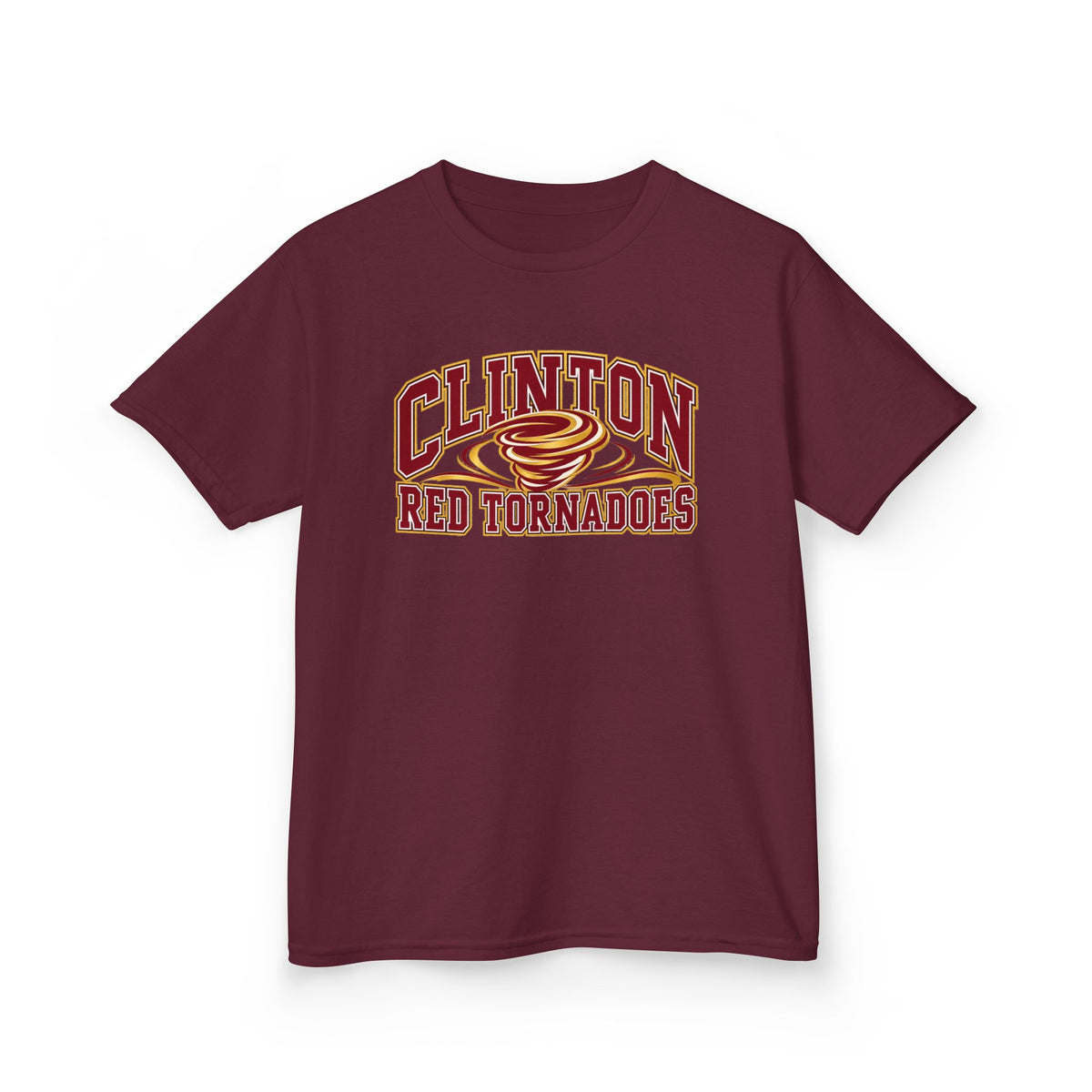 Kids T-Shirt - Clinton Red Tornadoes School Spirit Tee