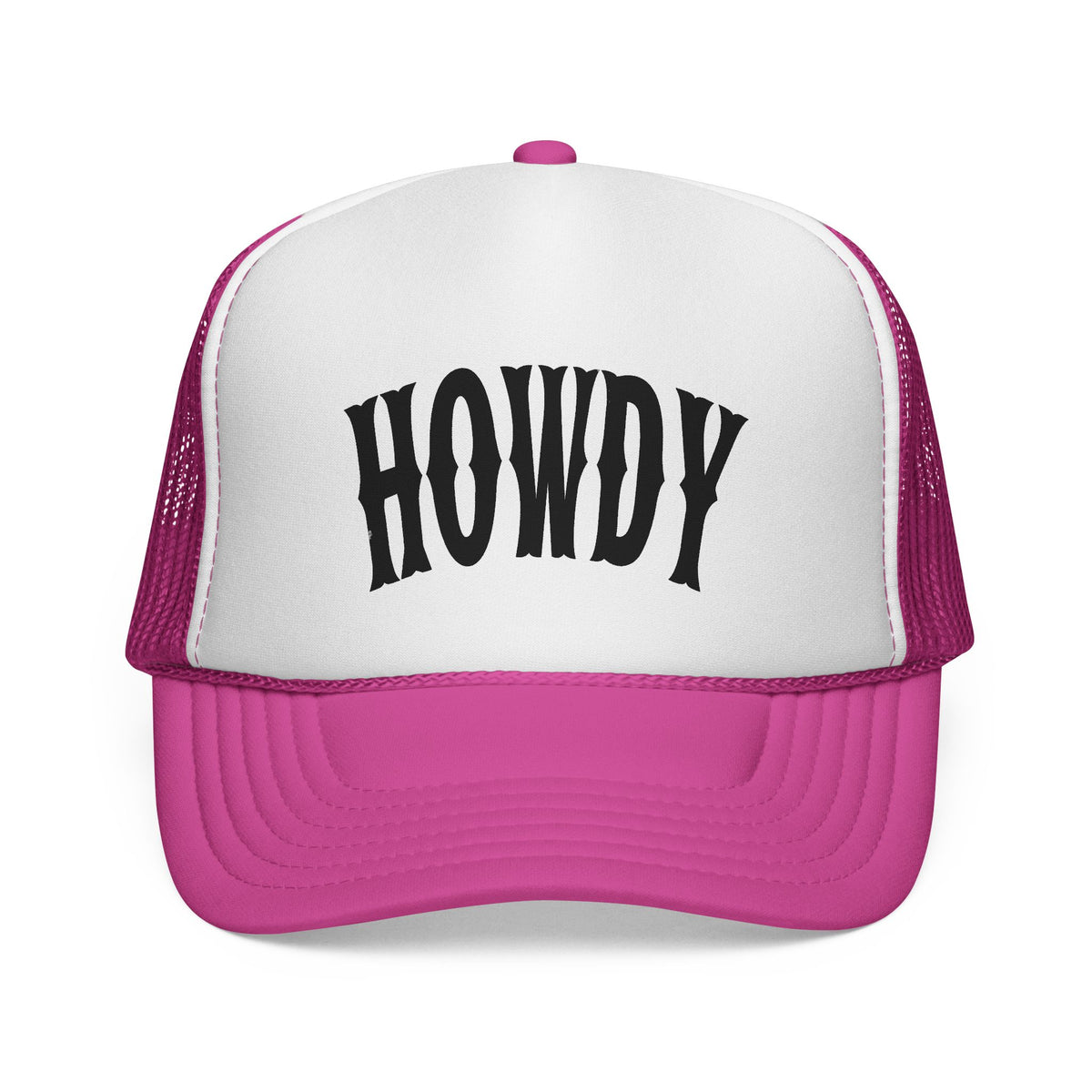Howdy Trucker Cap — Retro Western Mesh Hat