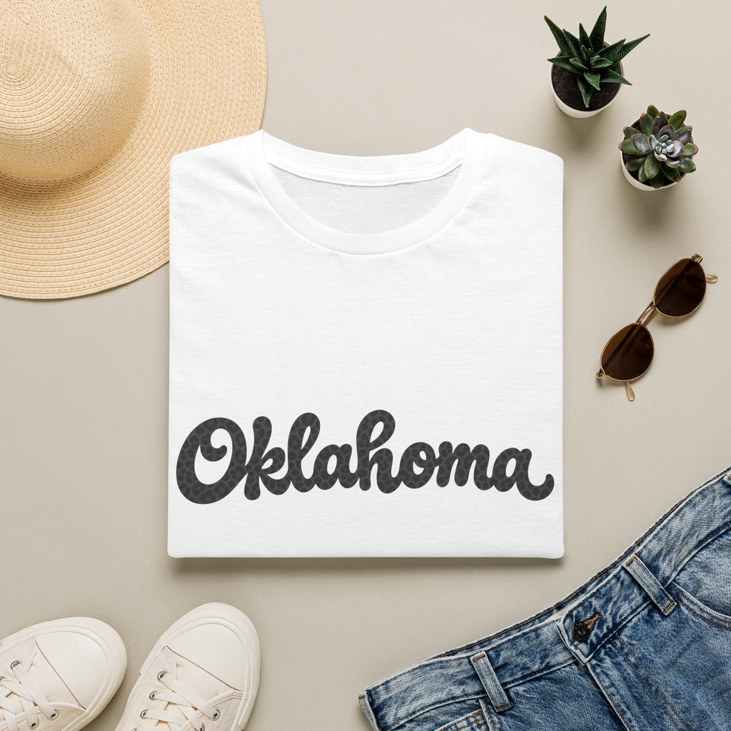 Oklahoma Script T-Shirt — Retro State Pride Tee