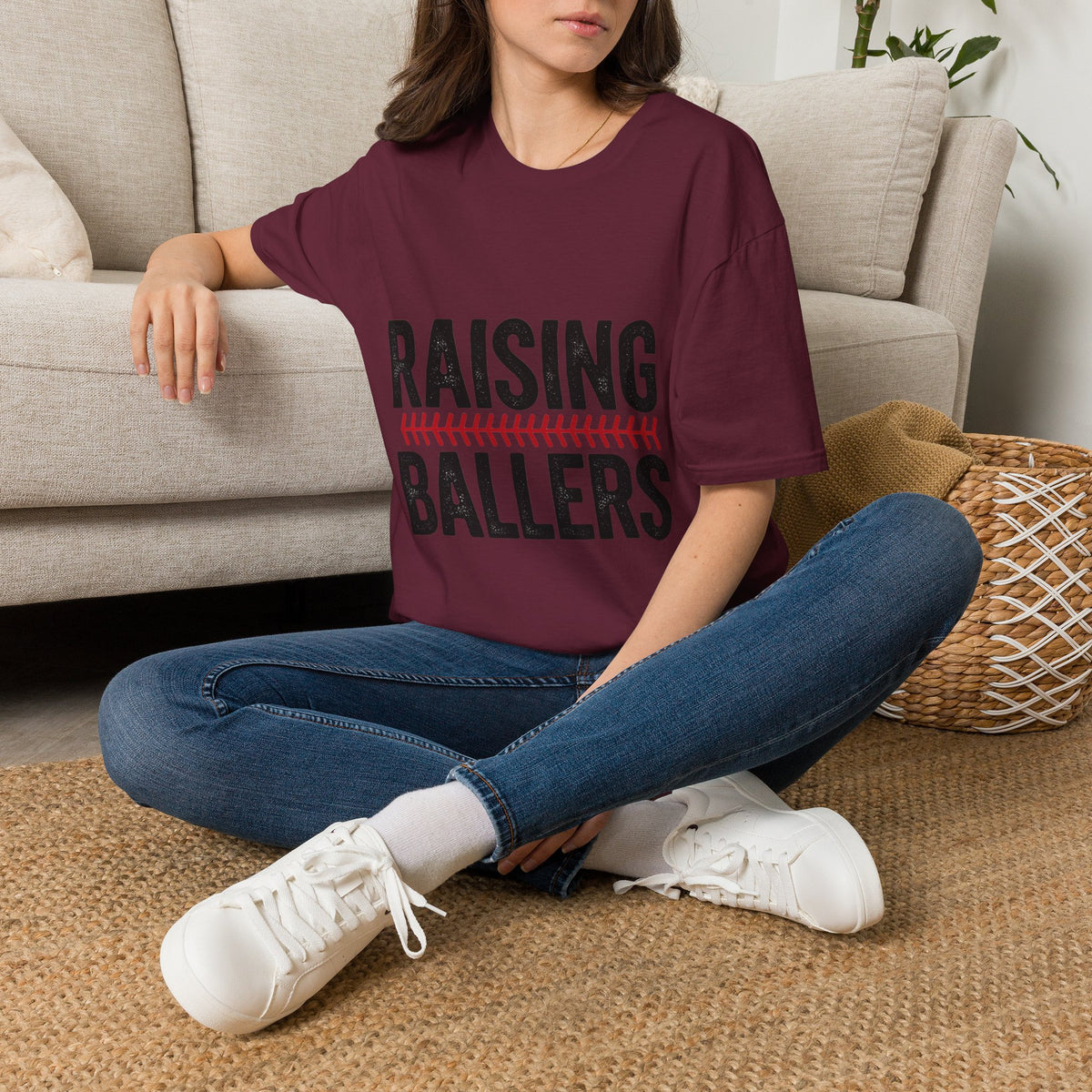 Raising Ballers T-Shirt — Baseball Mom/Dad Youth Sports Tee