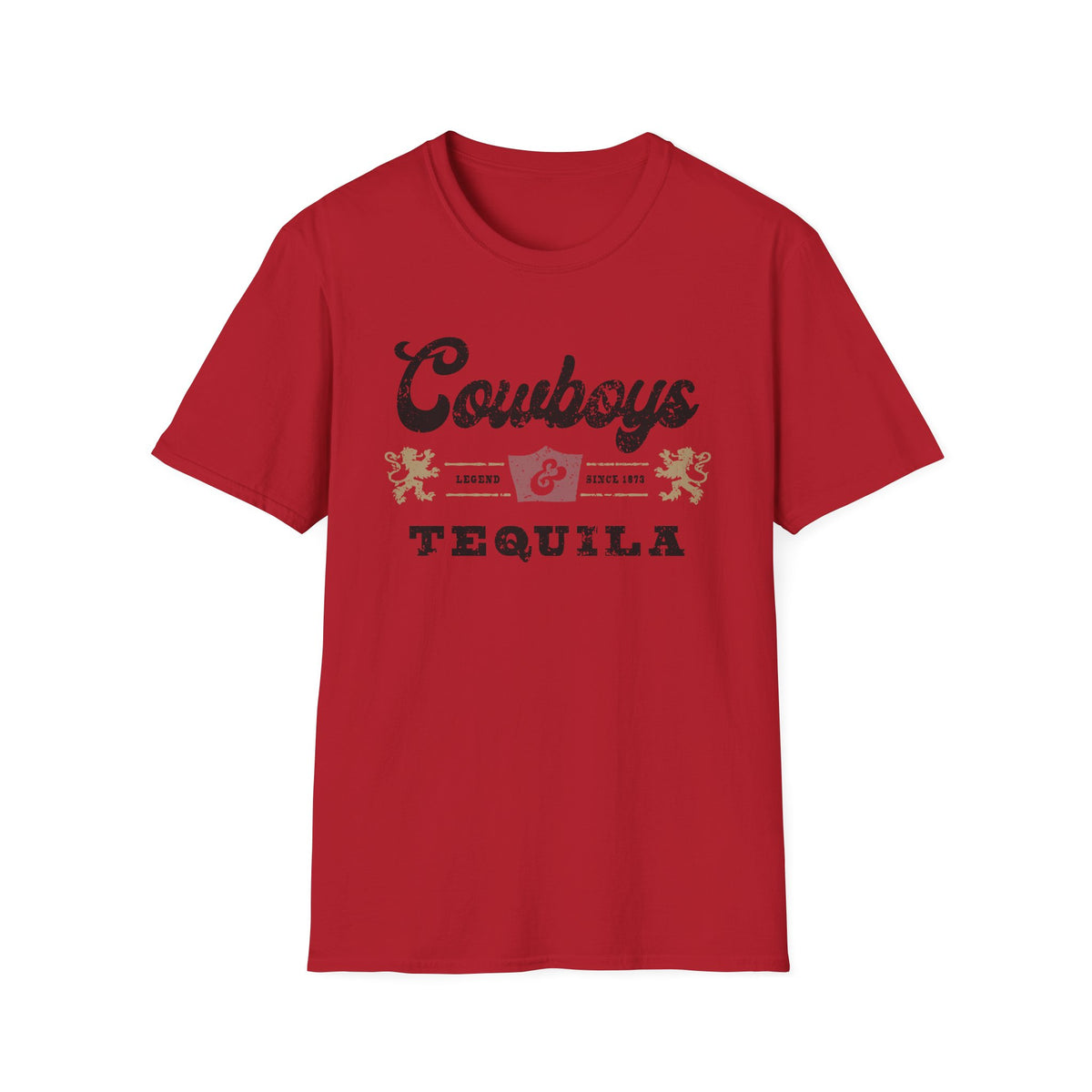Cowboys & Tequila T-Shirt — Vintage Western Graphic Tee