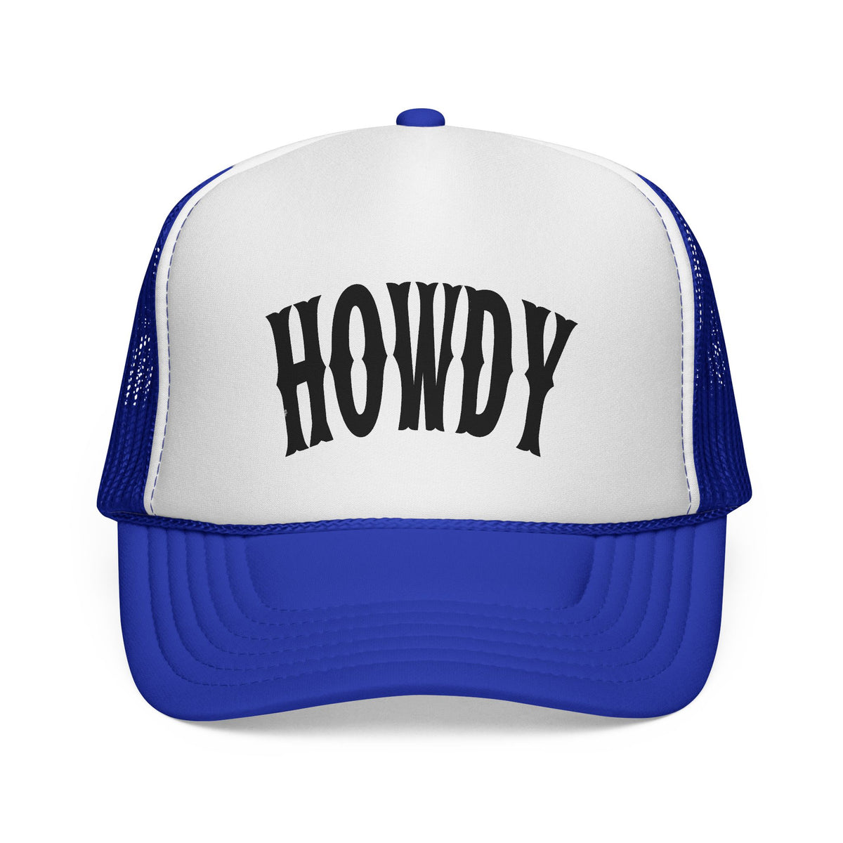 Howdy Trucker Cap — Retro Western Mesh Hat