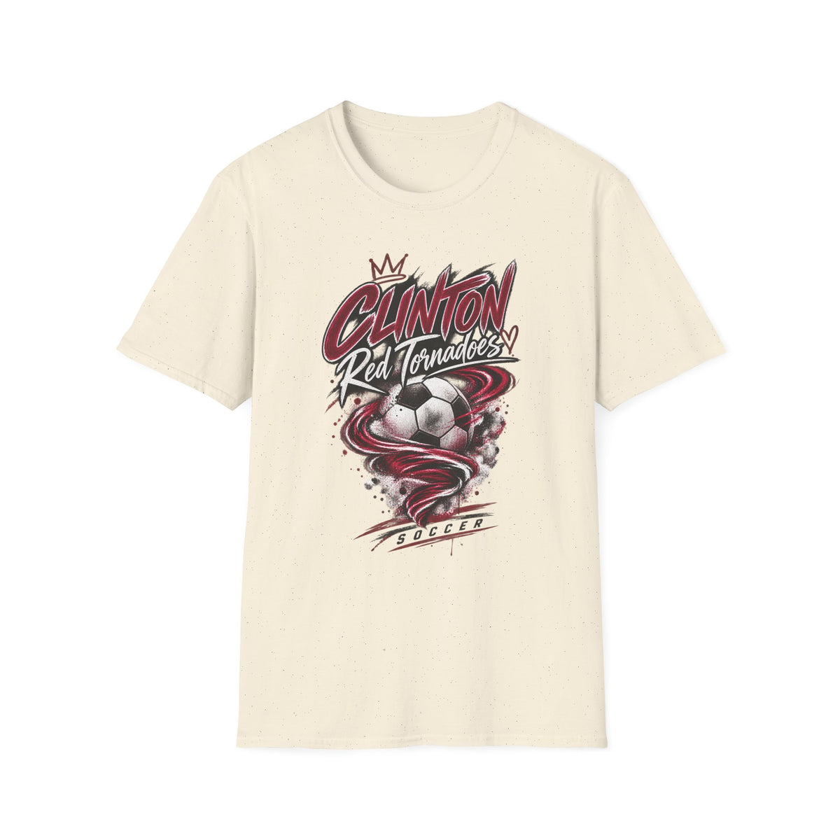 Clinton Red Tornadoes Soccer T-Shirt