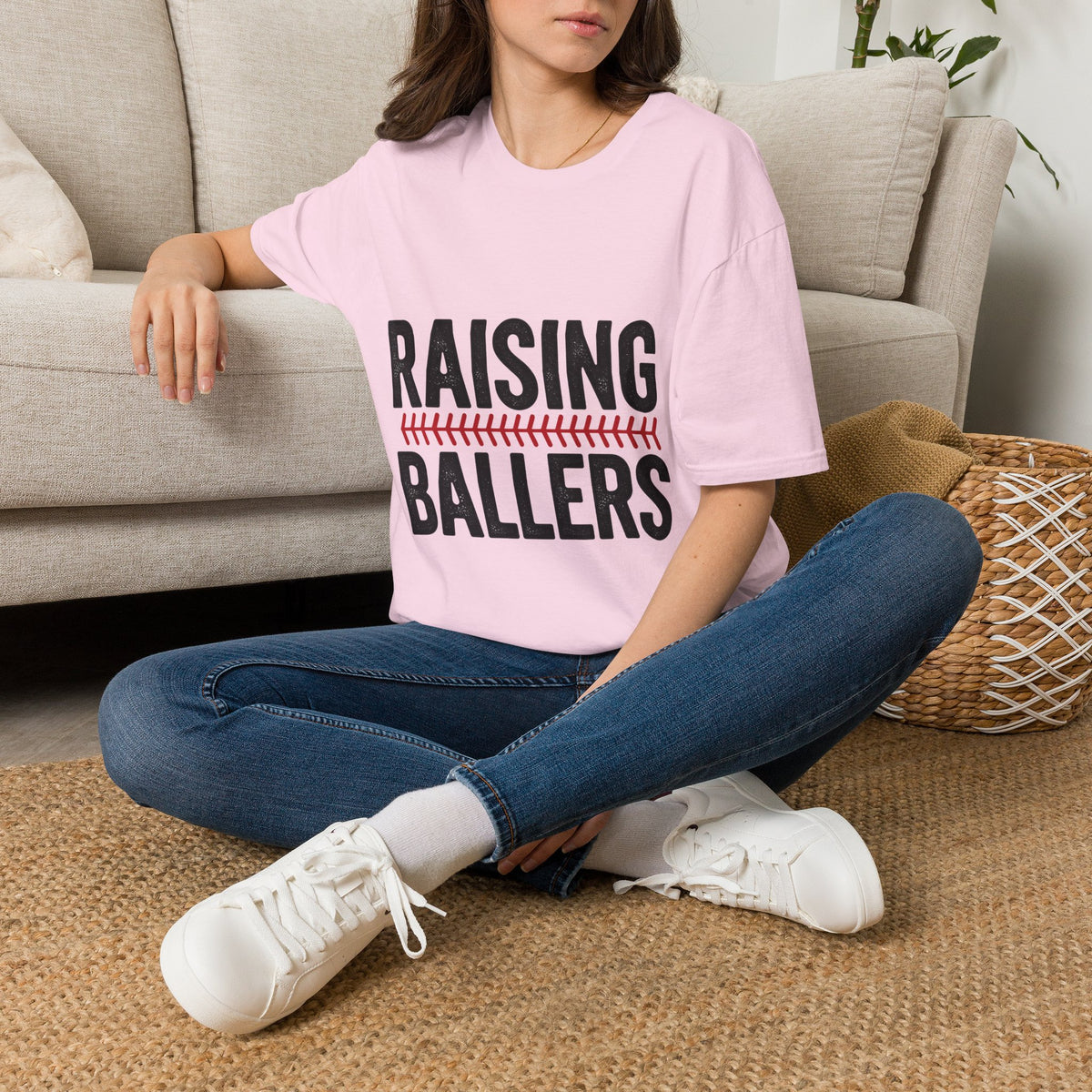 Raising Ballers T-Shirt — Baseball Mom/Dad Youth Sports Tee