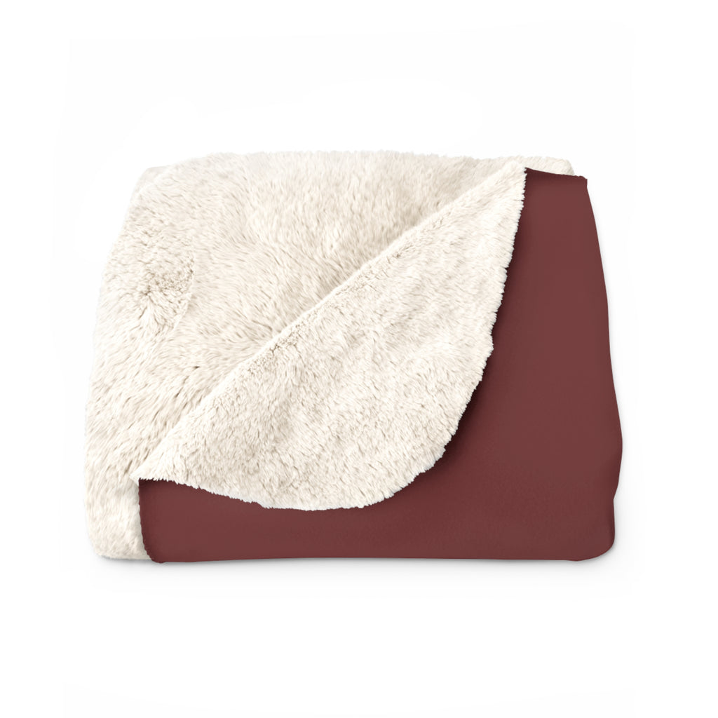 Gronkowski Vertical Logo Sherpa Fleece Blanket — Cozy NFL Fan Throw