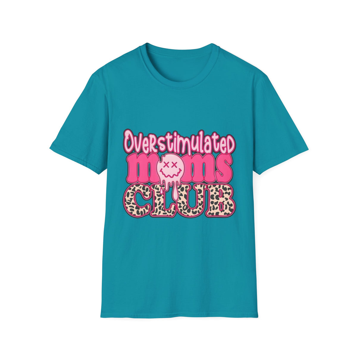 Overstimulated Moms T-Shirt — Funny Mom Club Graphic Tee