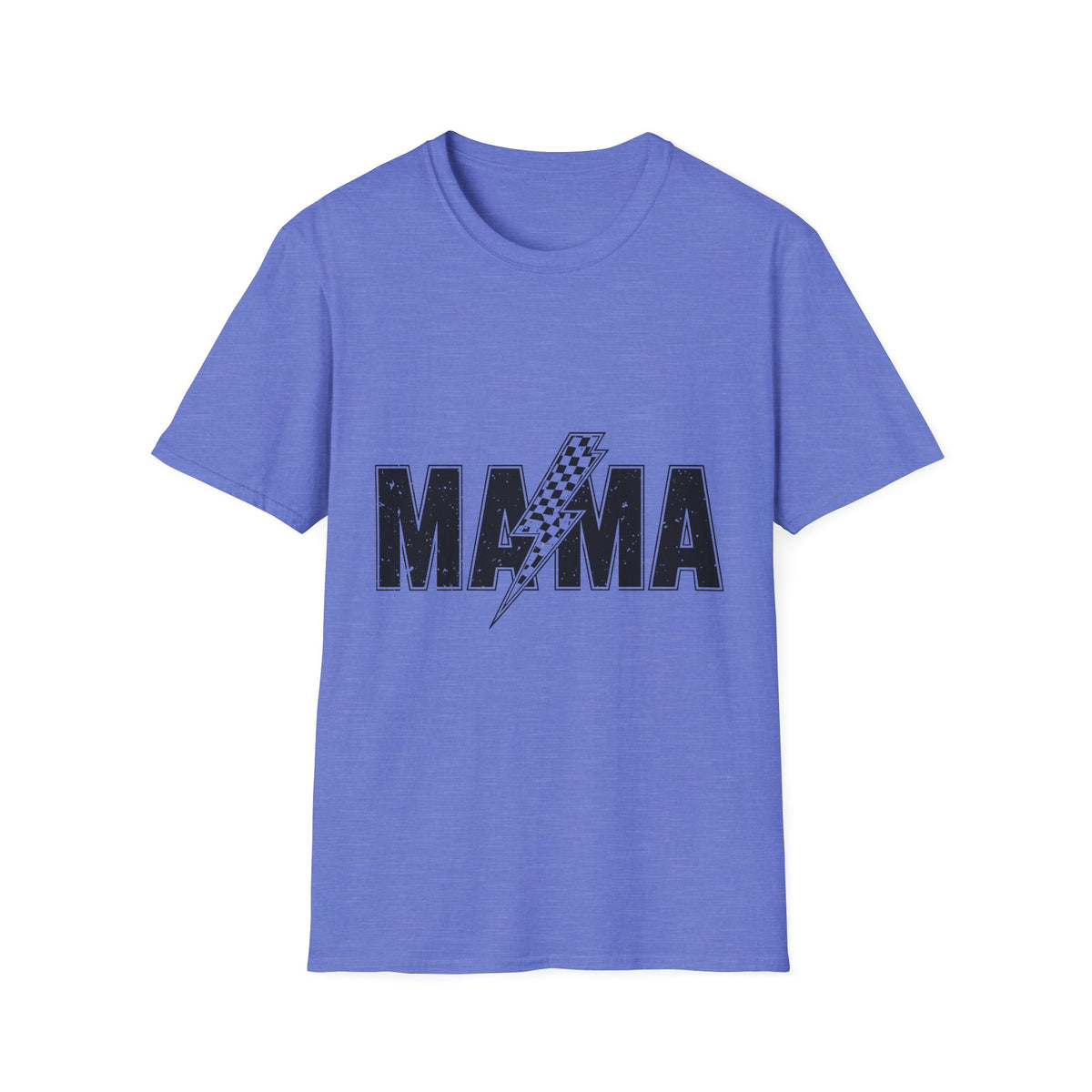 Mama Lightning Bolt T-Shirt — Retro Racing Graphic Tee for Moms