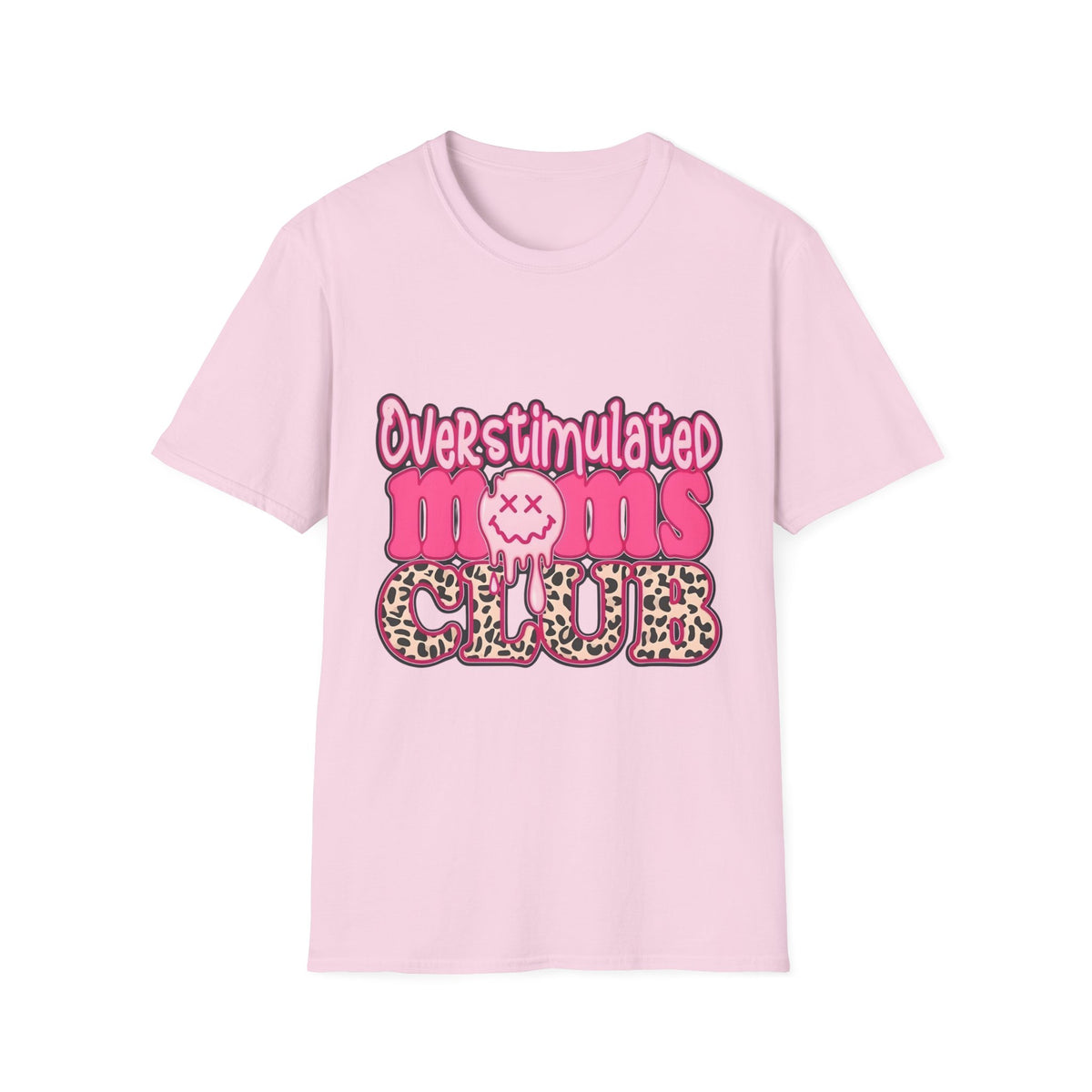 Overstimulated Moms T-Shirt — Funny Mom Club Graphic Tee