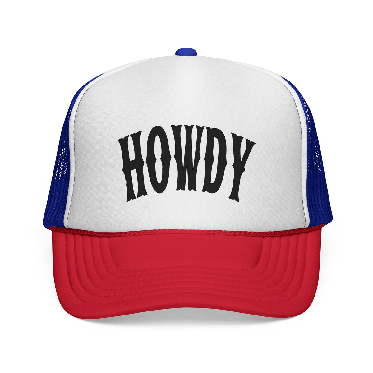 Howdy Trucker Cap — Retro Western Mesh Hat