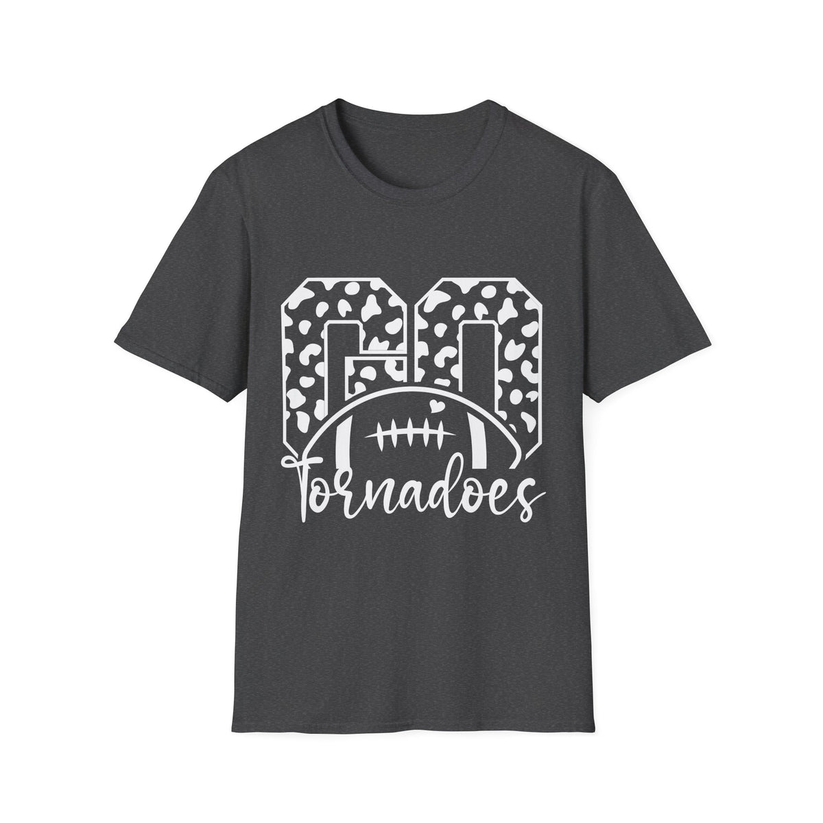 Tornadoes Football — Leopard Print 'GO Tornadoes' Sports Shirt