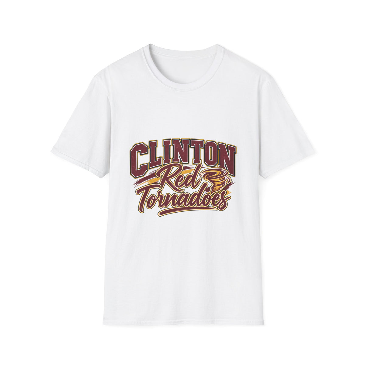 Clinton Red Tornadoes T-Shirt — Retro School Spirit Tee