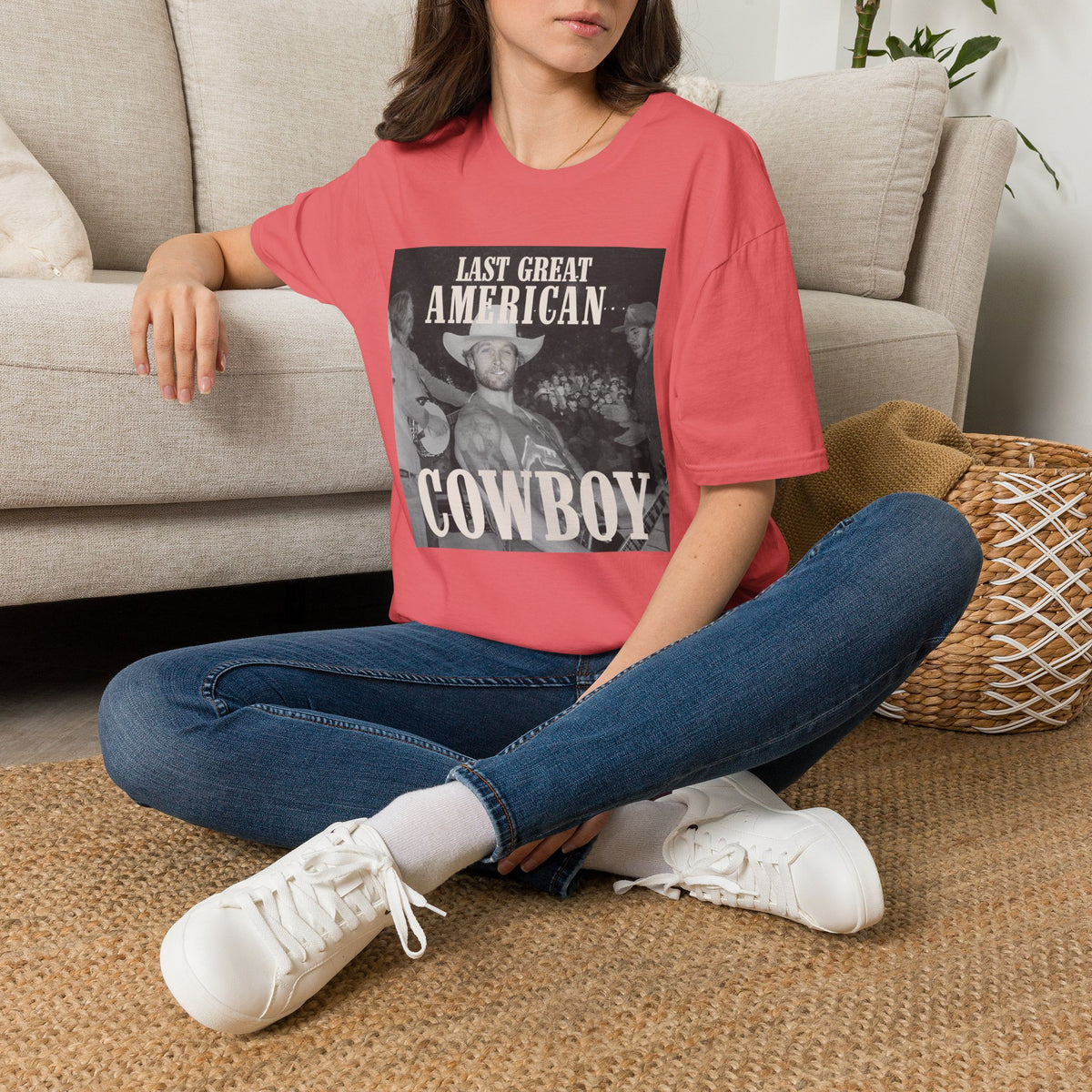 Last Great American Cowboy T-Shirt — Vintage Rodeo Western Graphic Tee
