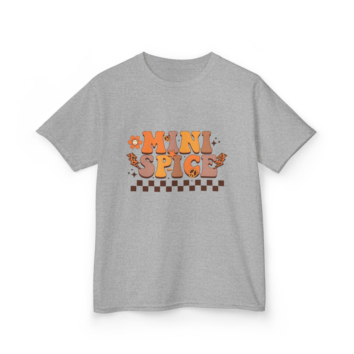 Kids Tee — "Mini Spice" Retro Floral Graphic