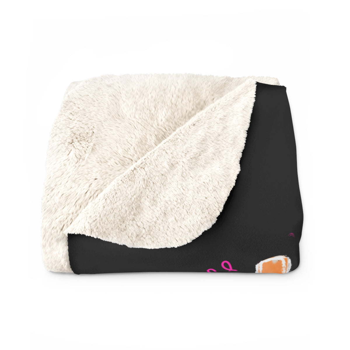 Tornadoes Sherpa Blanket — Colorful Retro Storm Graphic Throw