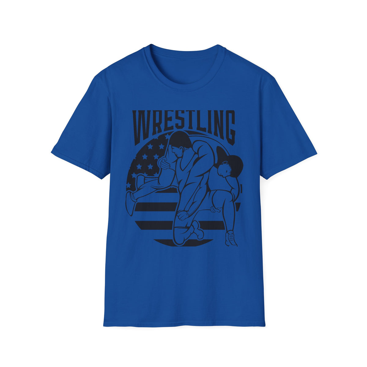 Wrestling T-Shirt — USA Flag Grapplers Graphic Tee