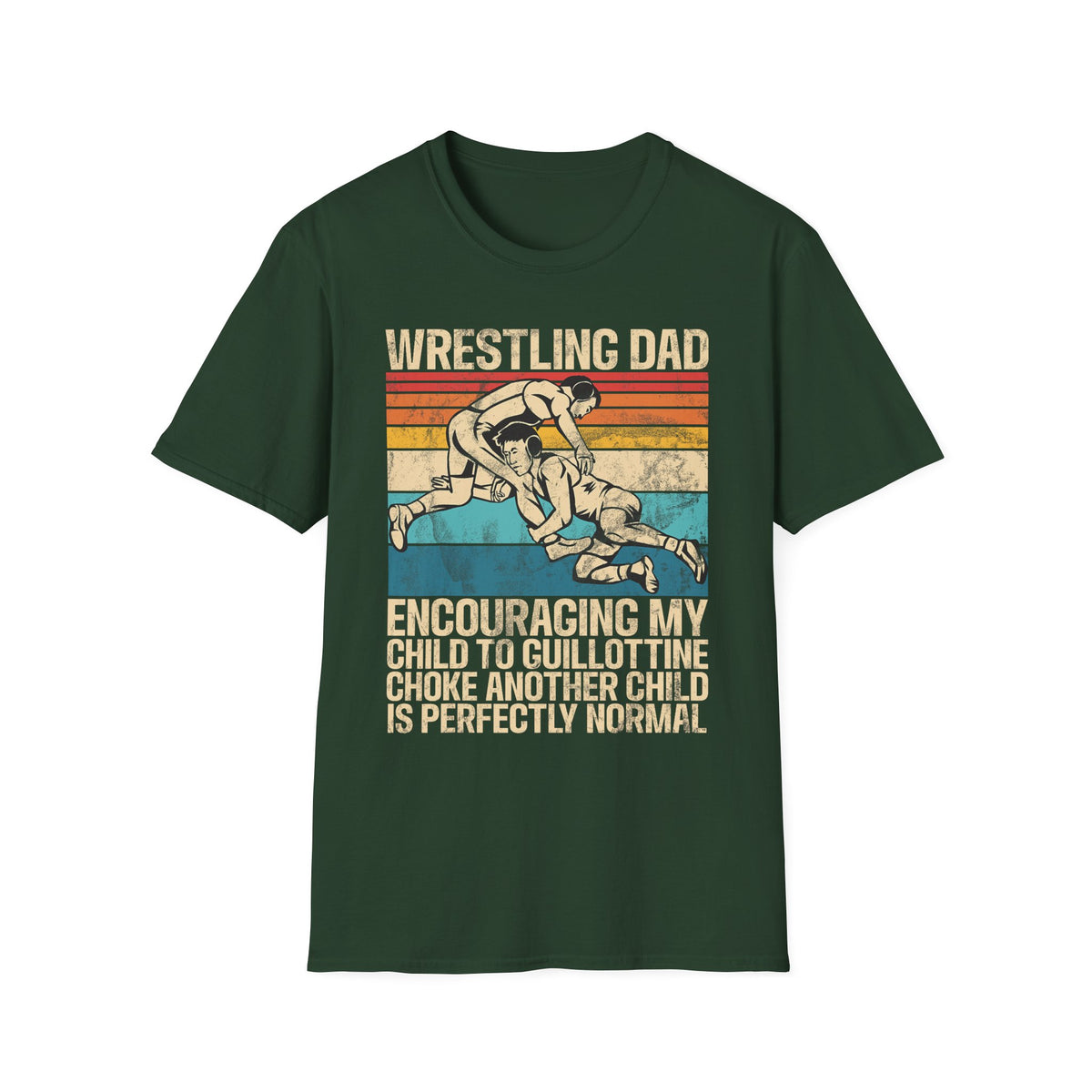 Wrestling Dad T-Shirt – Vintage Retro Wrestling Design for Proud Coaches & Parents