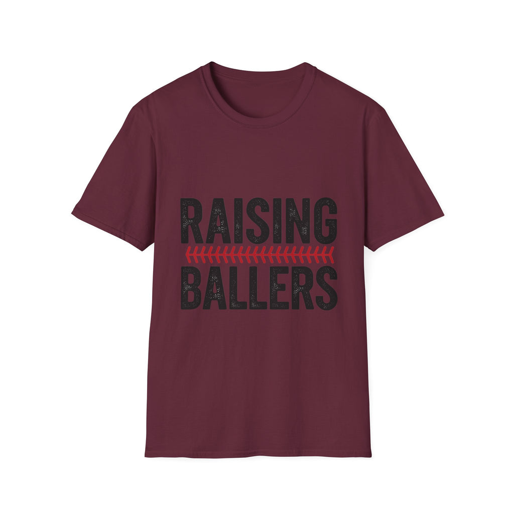Raising Ballers T-Shirt — Baseball Mom/Dad Youth Sports Tee