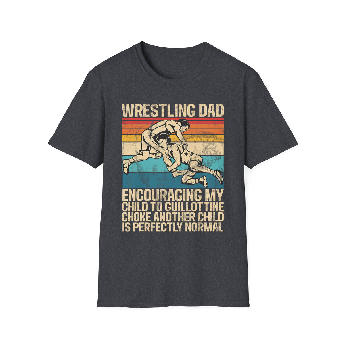 Wrestling Dad T-Shirt – Vintage Retro Wrestling Design for Proud Coaches & Parents