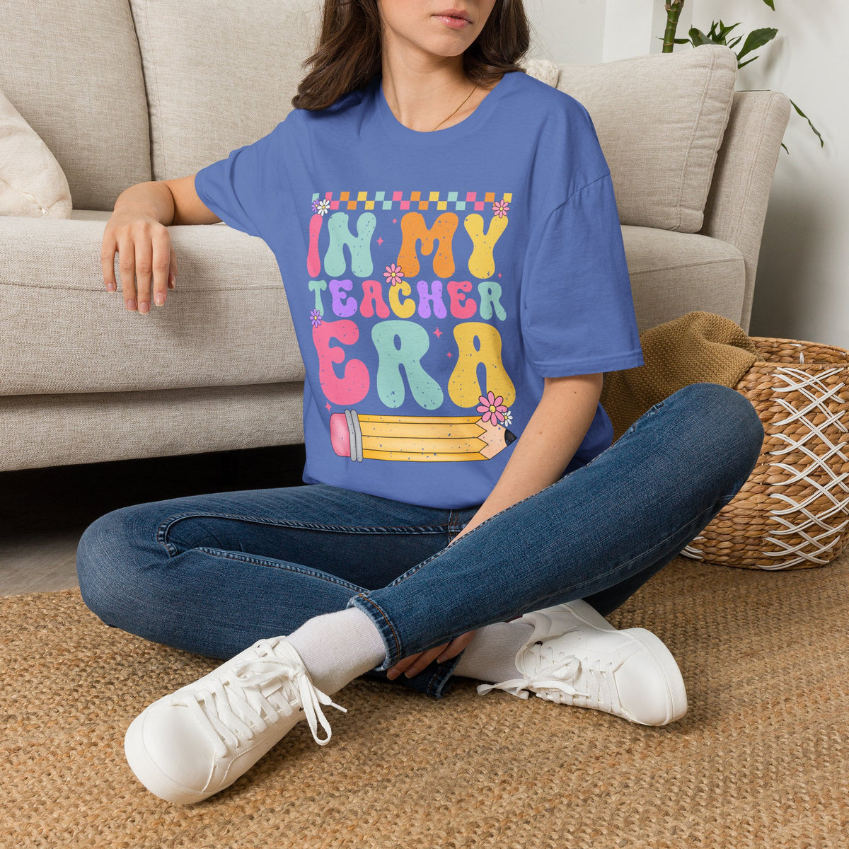 Retro 'In My Teacher Era' Graphic T-Shirt — Cute Teacher Appreciation Tee