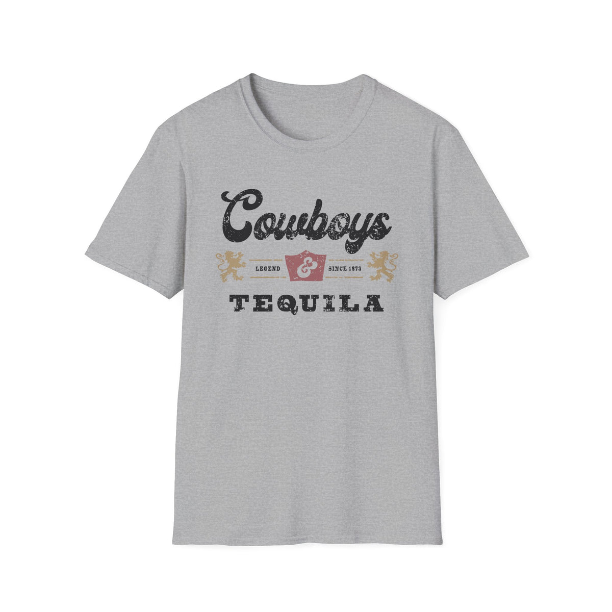 Cowboys & Tequila T-Shirt — Vintage Western Graphic Tee