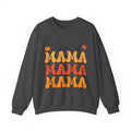 Thankful Mama Crewneck Sweatshirt — Fall Pumpkin & Leaf Graphic