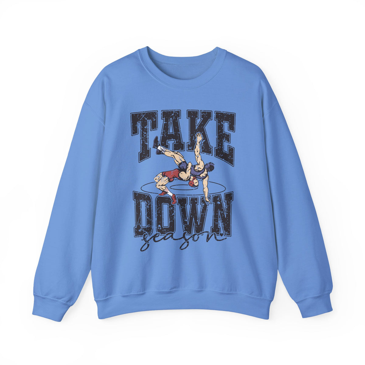 Take Down Season Wrestling Crewneck Sweatshirt