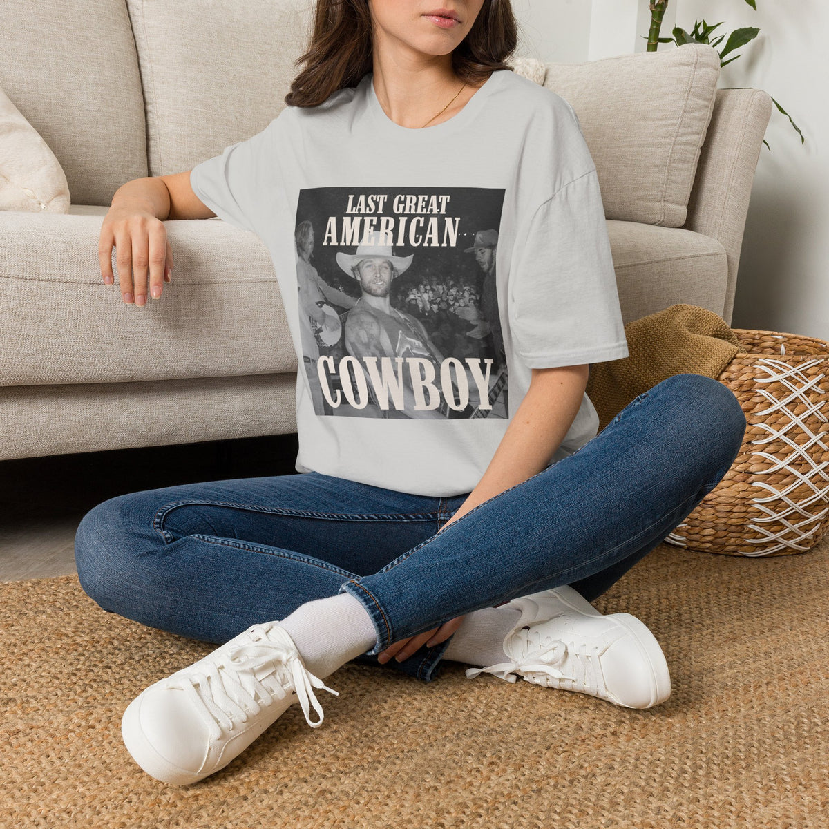 Last Great American Cowboy T-Shirt — Vintage Rodeo Western Graphic Tee