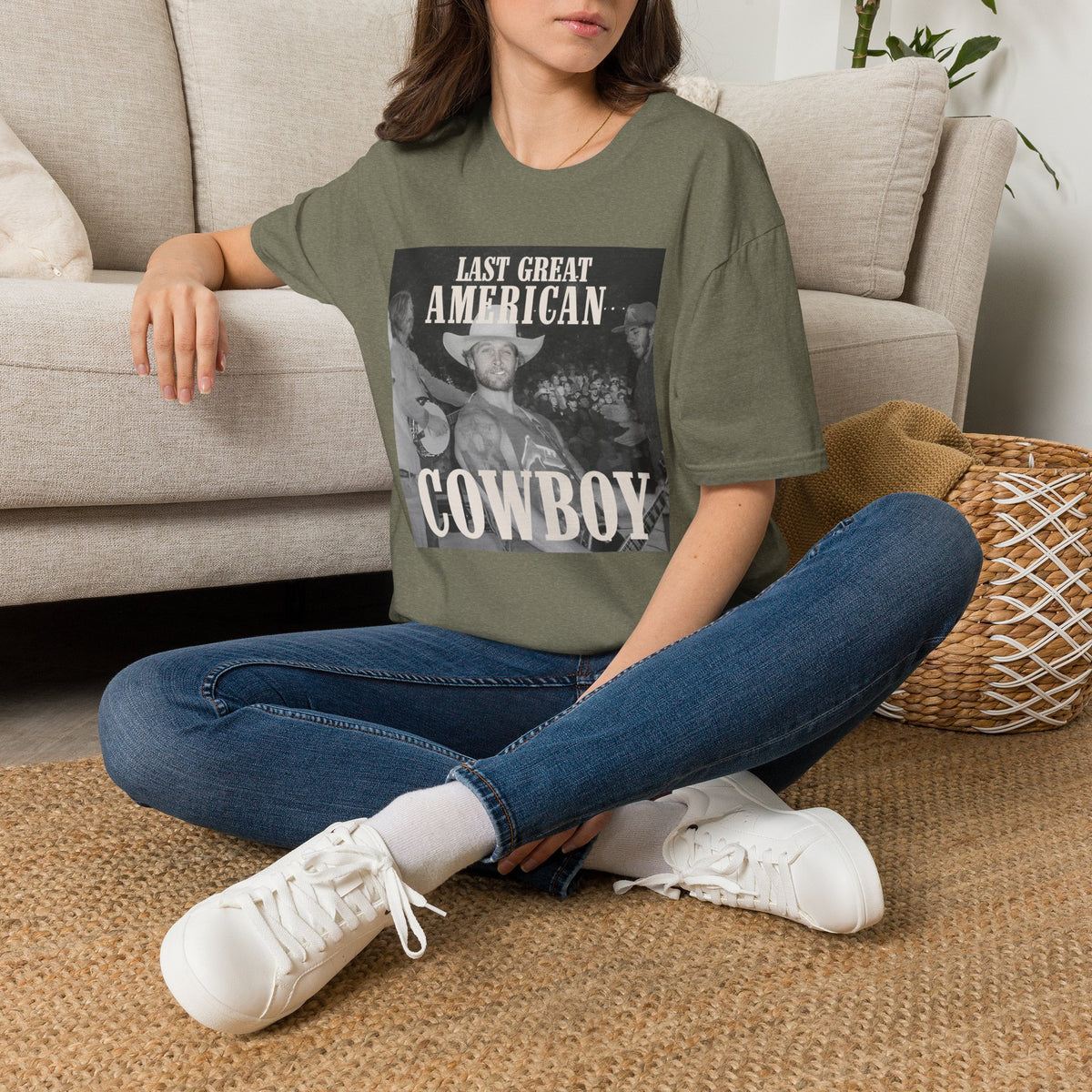 Last Great American Cowboy T-Shirt — Vintage Rodeo Western Graphic Tee