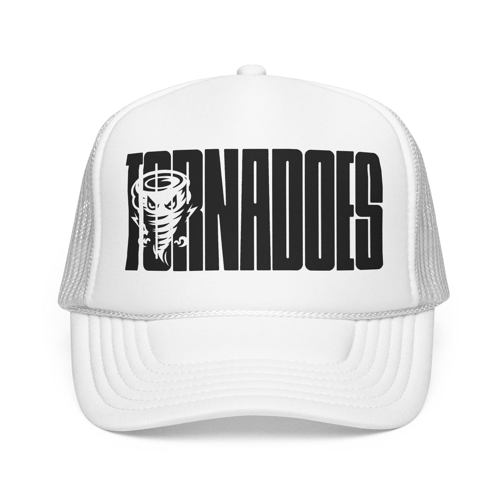 Tornado Trucker Hat — Vintage Storm Logo Foam Cap