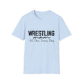 Wrestling Mom T-Shirt — "Wrestling Mom All Day, Every Day" Graphic Tee