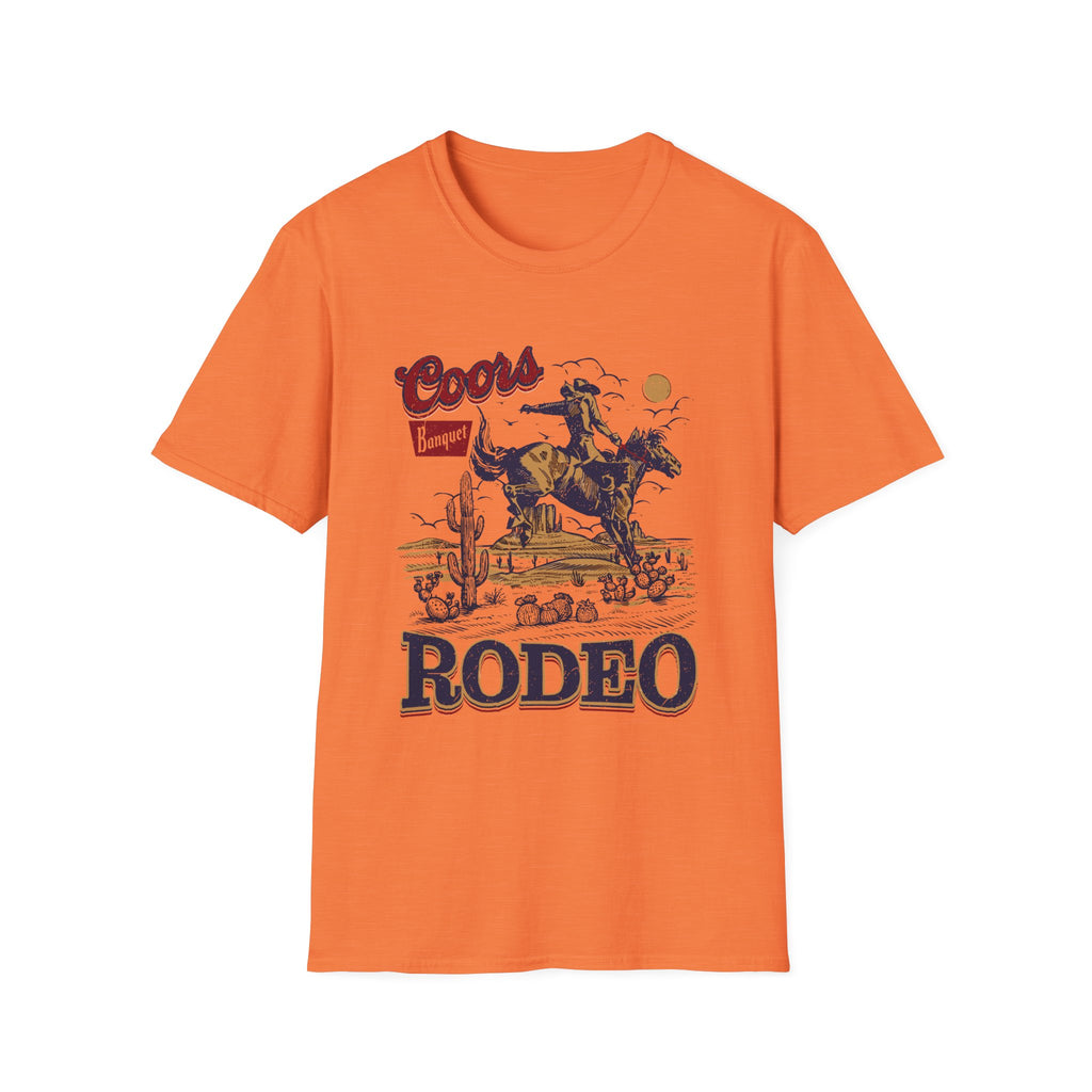 Rodeo Coors Banquet Graphic T-Shirt — Vintage Cowboy Western Tee