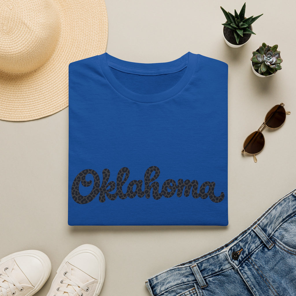 Oklahoma Script T-Shirt — Retro State Pride Tee