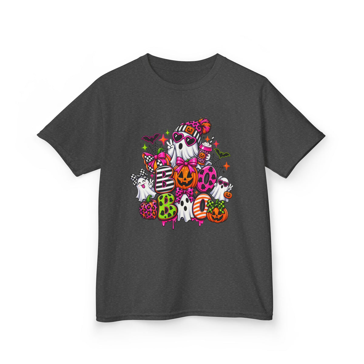 Kids Halloween Ghosts & Pumpkins T-Shirt — Cute Spooky Trick-or-Treat Tee