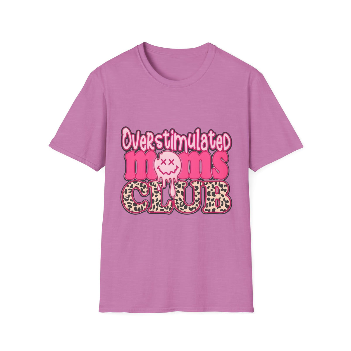 Overstimulated Moms T-Shirt — Funny Mom Club Graphic Tee