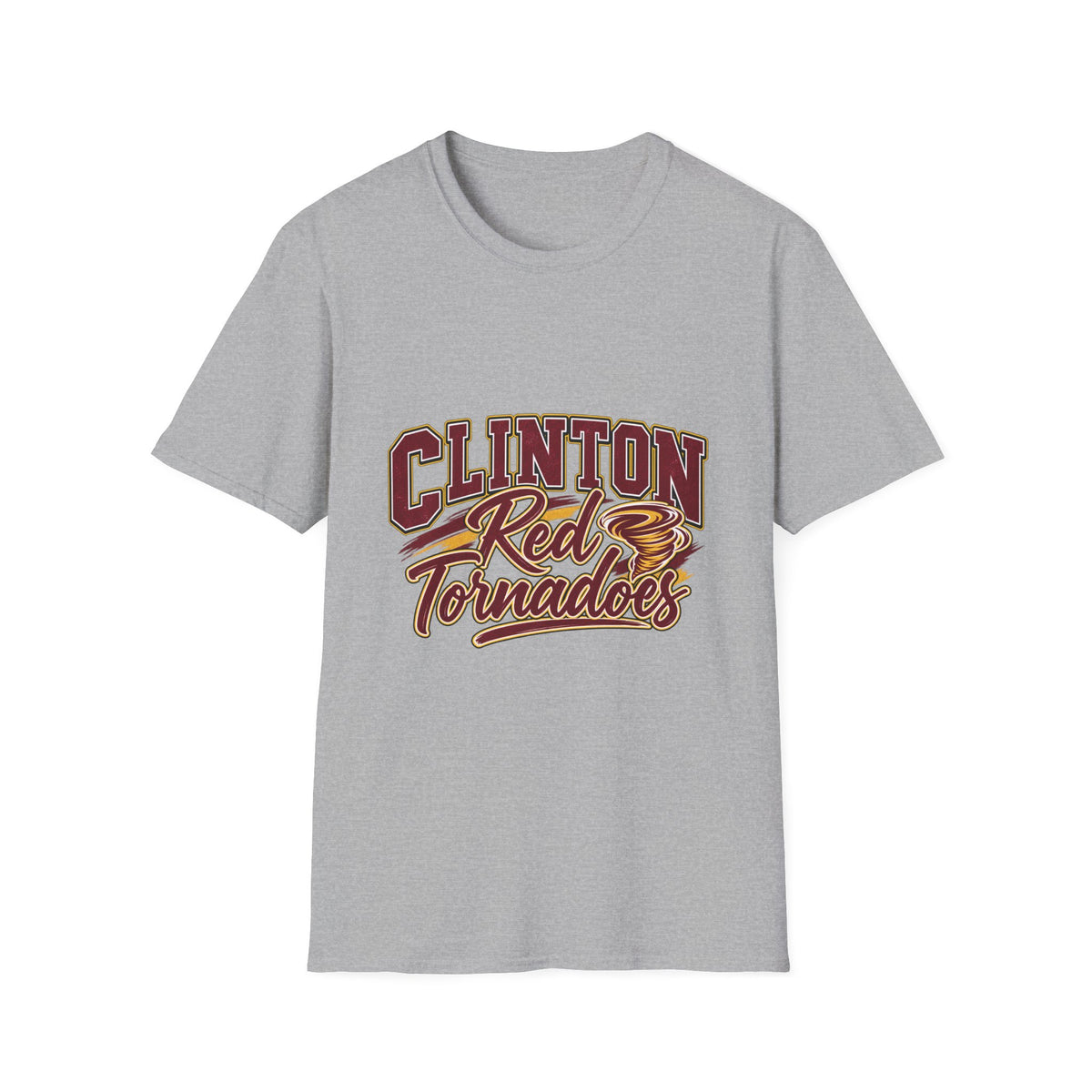 Clinton Red Tornadoes T-Shirt — Retro School Spirit Tee