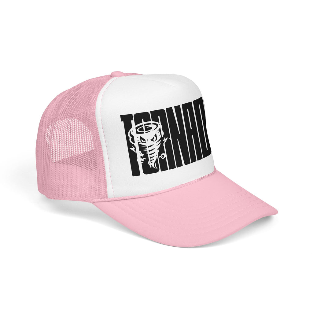 Tornado Trucker Hat — Vintage Storm Logo Foam Cap