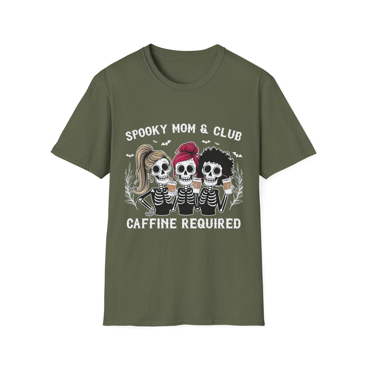 Women’s Skeleton Squad T-Shirt — Best Friends Skull Trio Graphic Tee