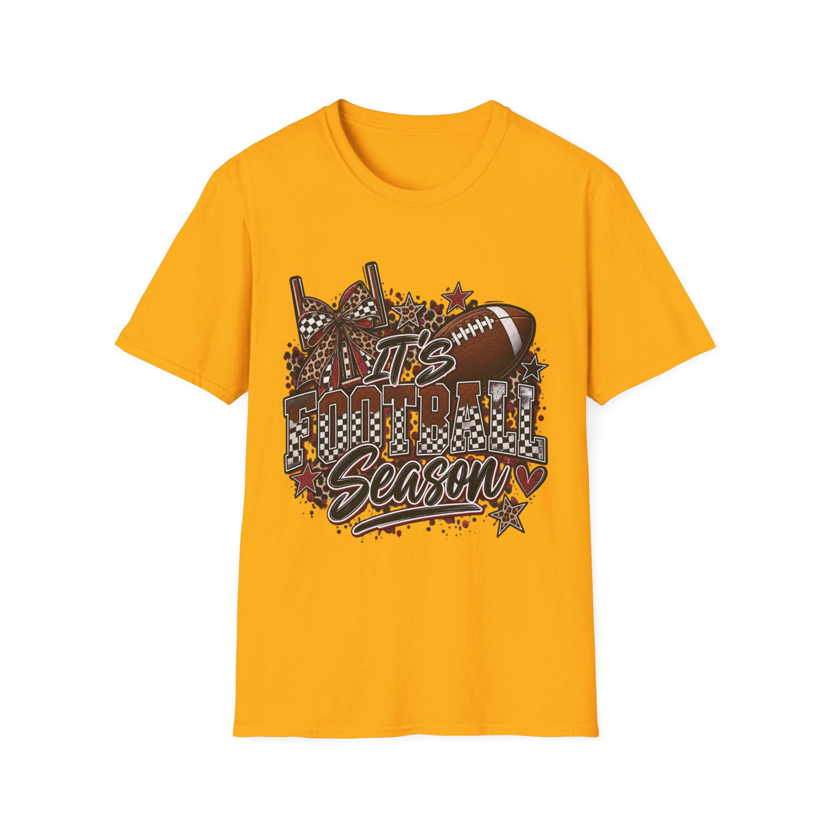 Football Season Graphic T-Shirt – "It's Football Season" Game Day Tee