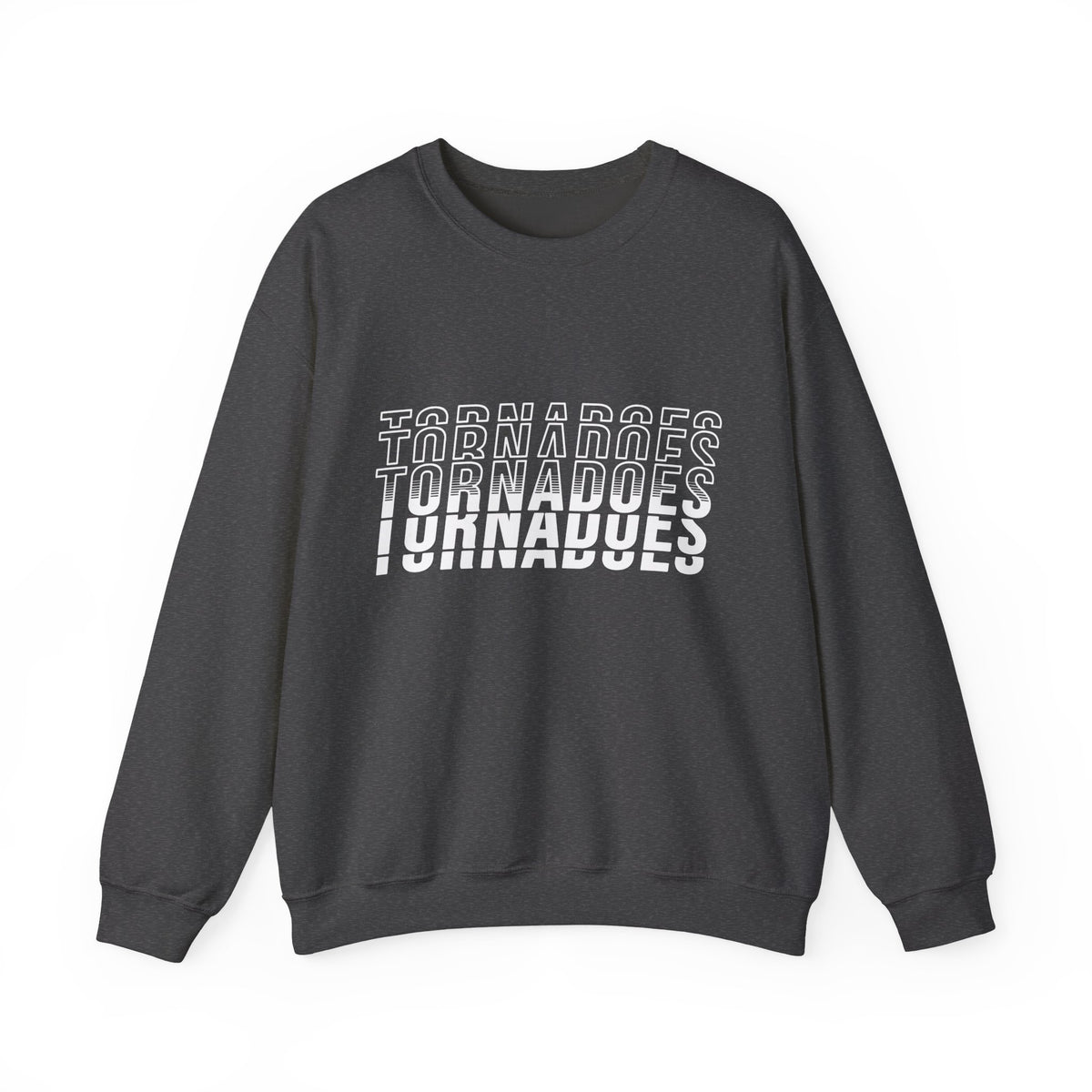 Tornadoes Stacked Text Crewneck Sweatshirt