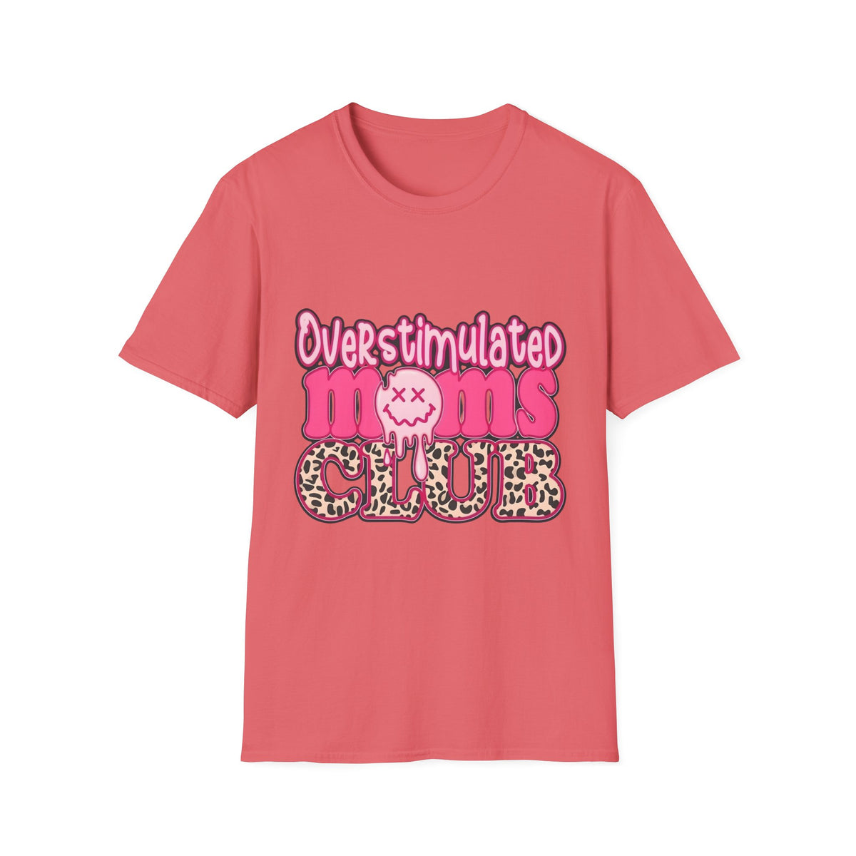Overstimulated Moms T-Shirt — Funny Mom Club Graphic Tee