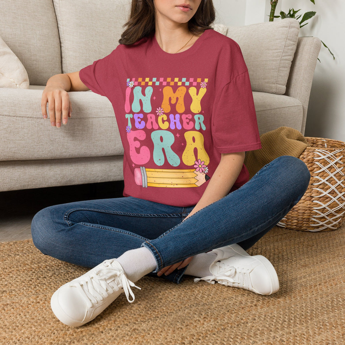 Retro 'In My Teacher Era' Graphic T-Shirt — Cute Teacher Appreciation Tee