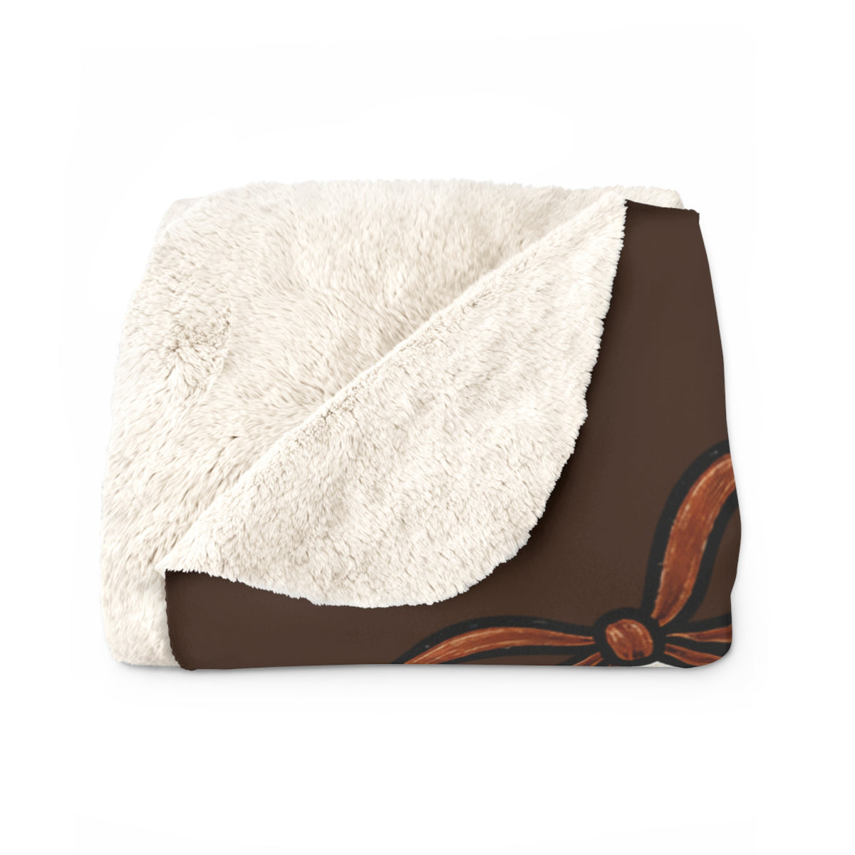 Game Day Sherpa Fleece Blanket - "Football Touchdown" Cozy Team Throw