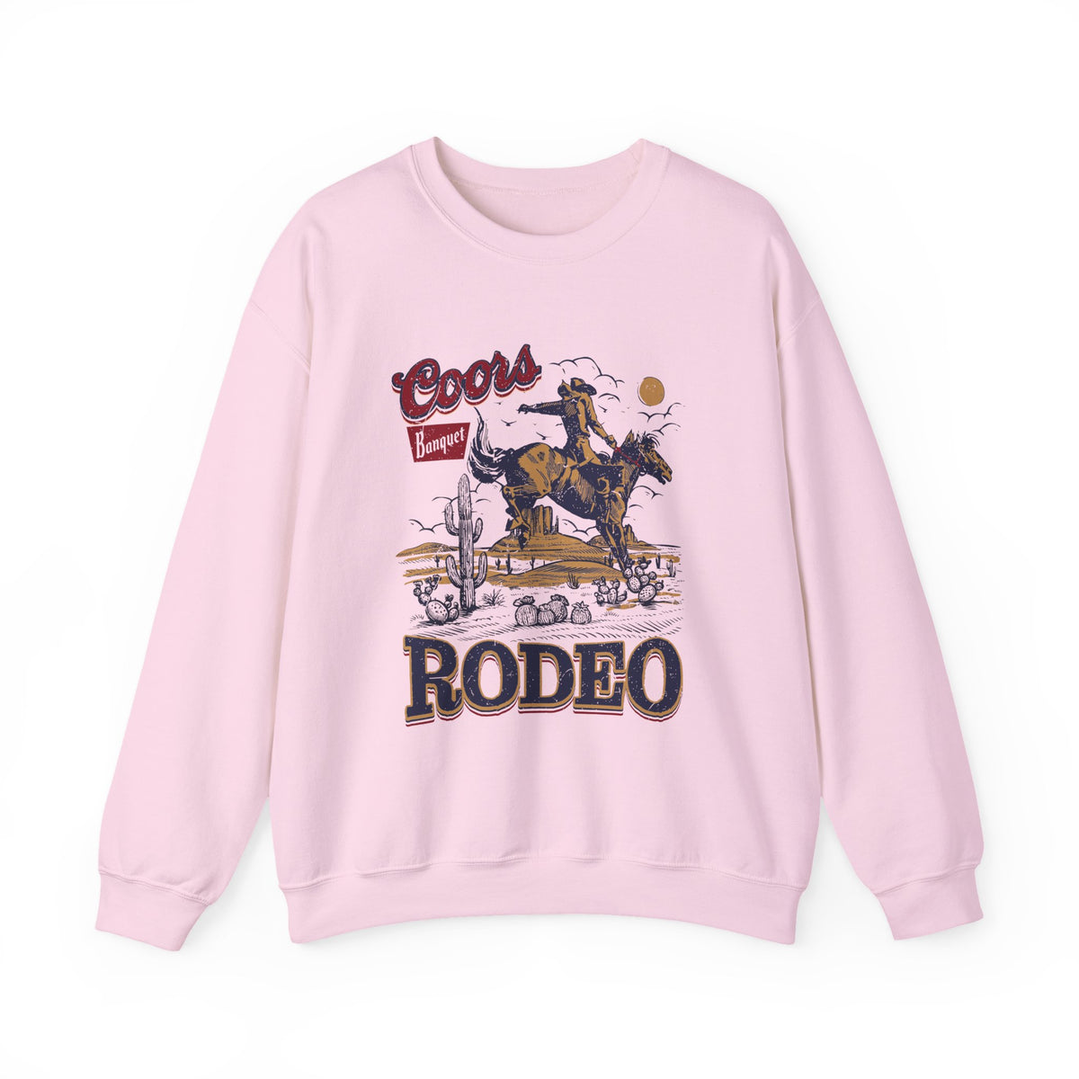 Rodeo Cowboy Sweatshirt — Coors Rodeo Vintage Western Pullover