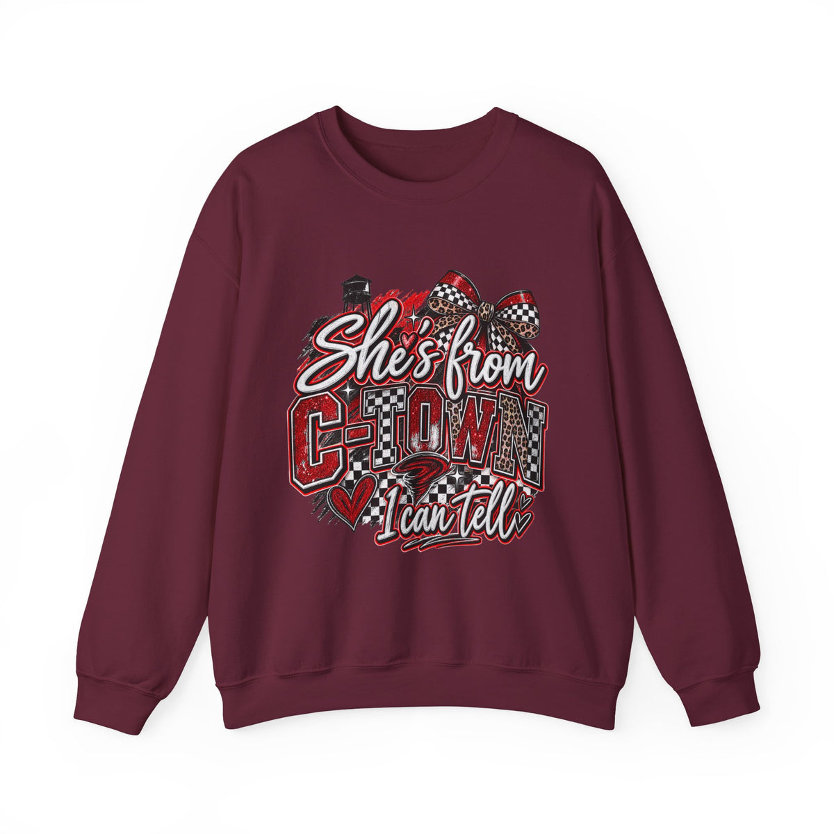 Crewneck Sweatshirt — “She’s From C-Town I Can Tell”