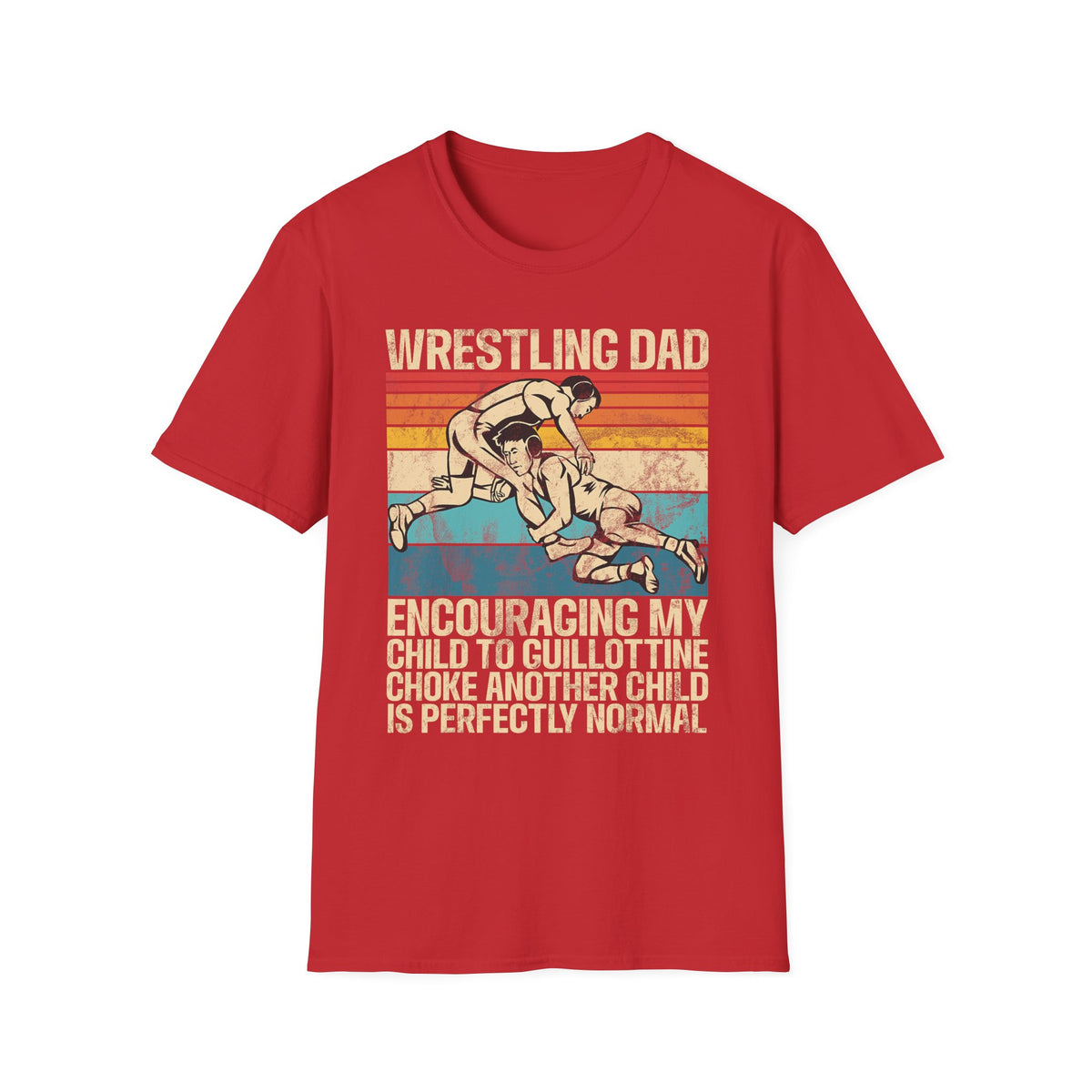 Wrestling Dad T-Shirt – Vintage Retro Wrestling Design for Proud Coaches & Parents