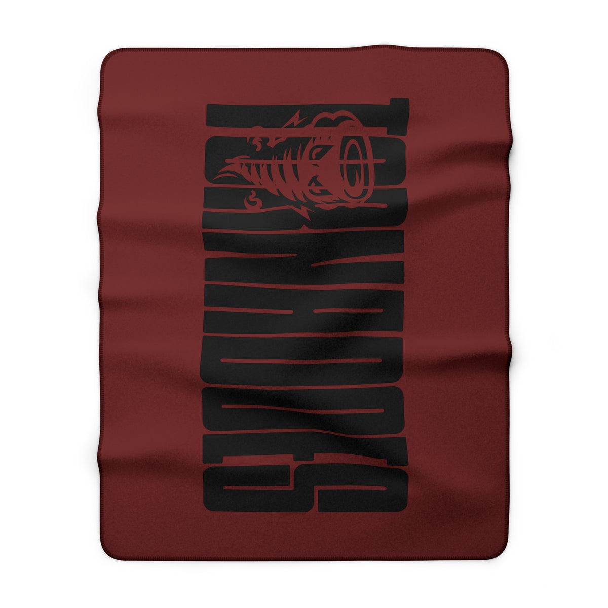 Gronkowski Vertical Logo Sherpa Fleece Blanket — Cozy NFL Fan Throw