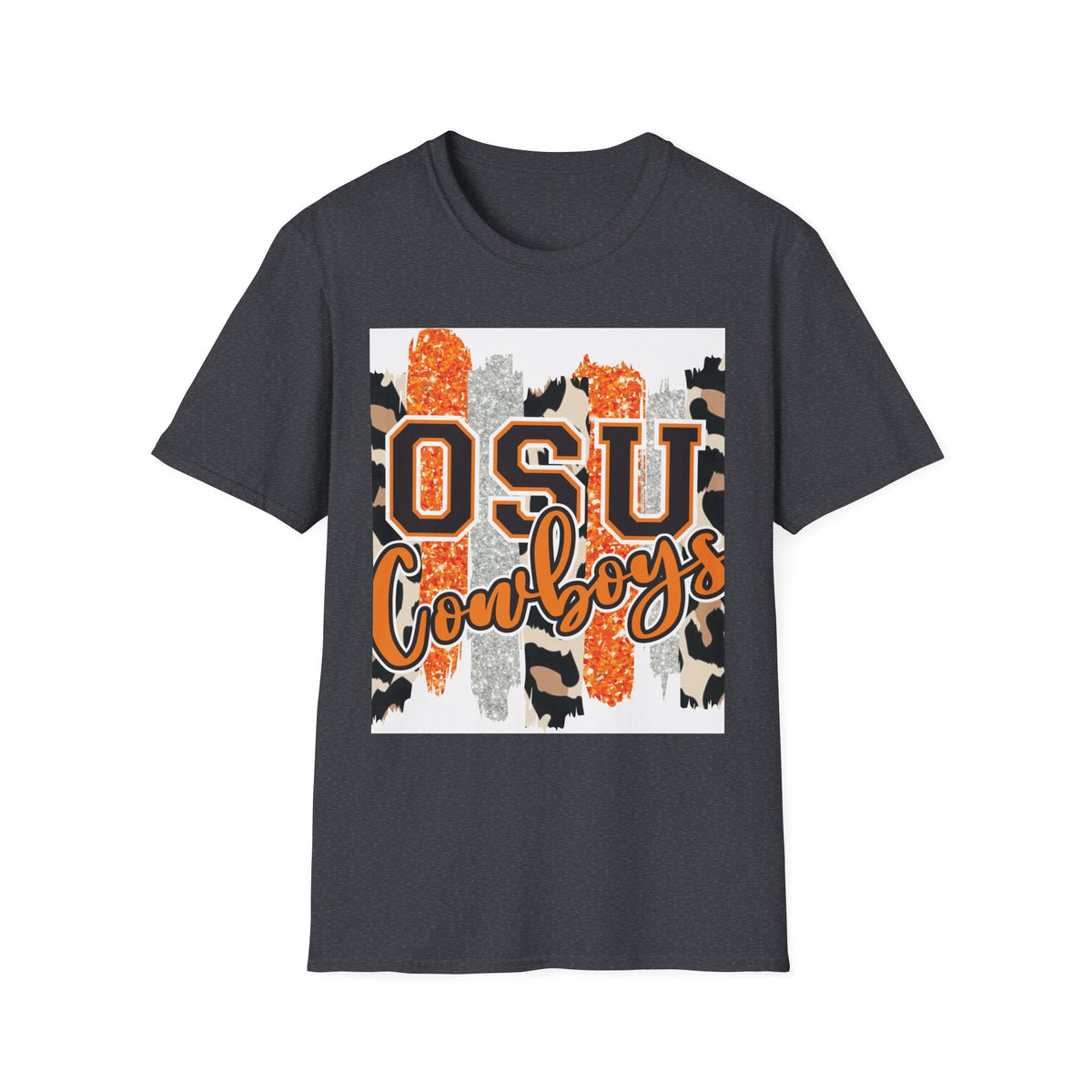 OSU Cowboys T-Shirt — Orange Camo College Spirit Tee