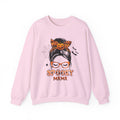 Spooky Mama Sweatshirt - Halloween Pumpkin Messy Bun Crewneck for Moms