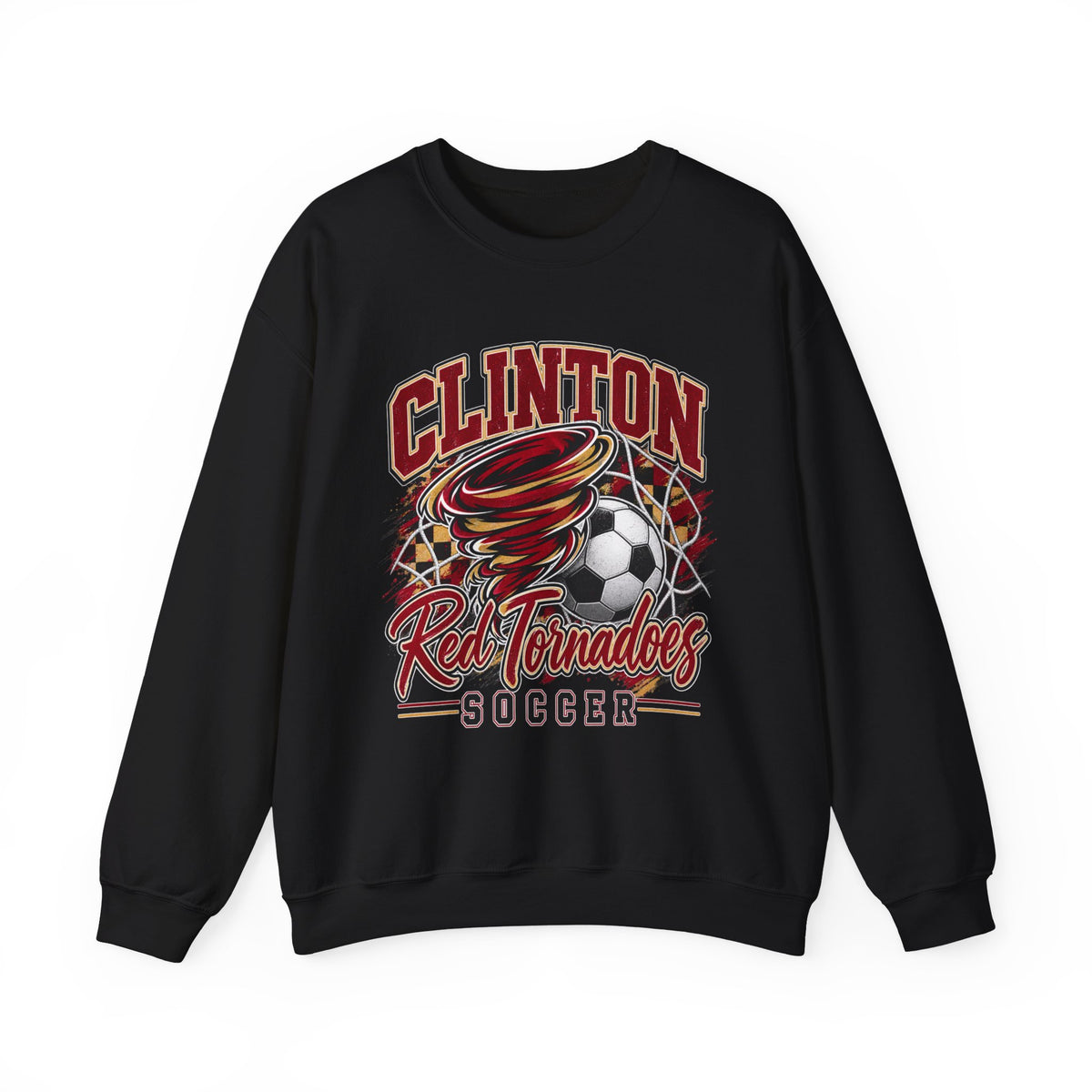 Clinton Red Tornadoes Soccer Crewneck Sweatshirt