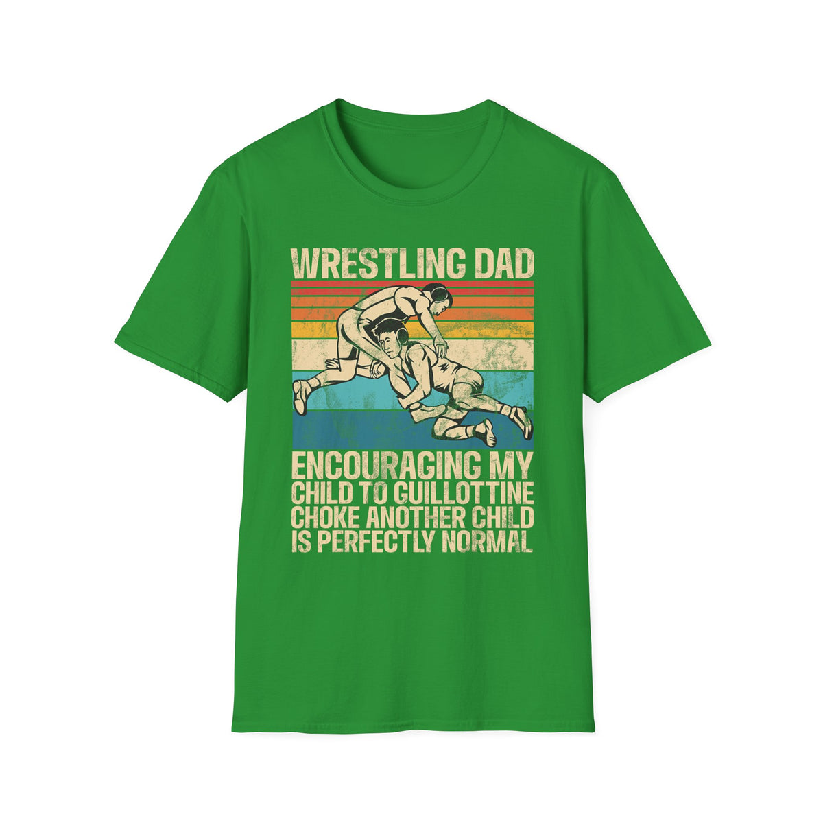 Wrestling Dad T-Shirt – Vintage Retro Wrestling Design for Proud Coaches & Parents